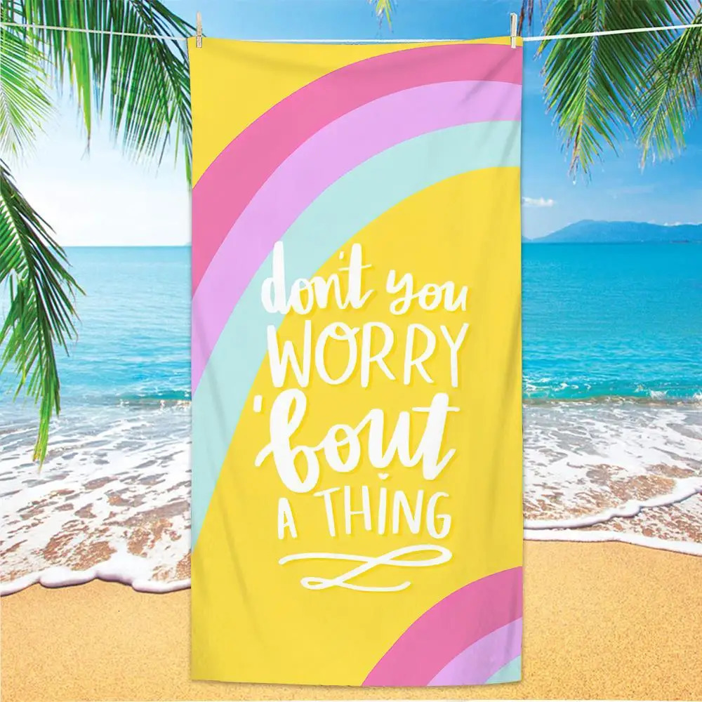 Microfiber Green Floral Sand Free Beach Towels Quick-Dry Palm Leaves Mandala Summer Swimming Pool Bath Towel for Adult Travel 260622 - view 5