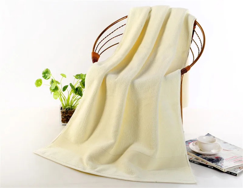 100 pure cotton towel high-quality bath towel 5-star el thick beach towel softer 70x140cm thick bath towel 260622 - view 7