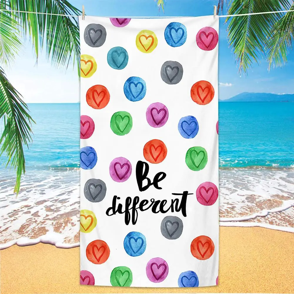 Microfiber Green Floral Sand Free Beach Towels Quick-Dry Palm Leaves Mandala Summer Swimming Pool Bath Towel for Adult Travel 260622 - view 4