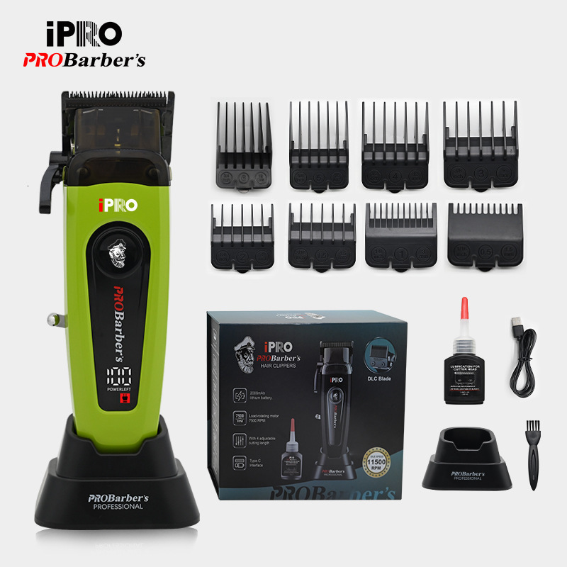 Luxury 2026 New PRO 106B Professional Brushless Motor 7500Rpm White Clipper Barber Cutting Machine Salon Hair Trimmer For Men Fast Shipping X261020 - view 4
