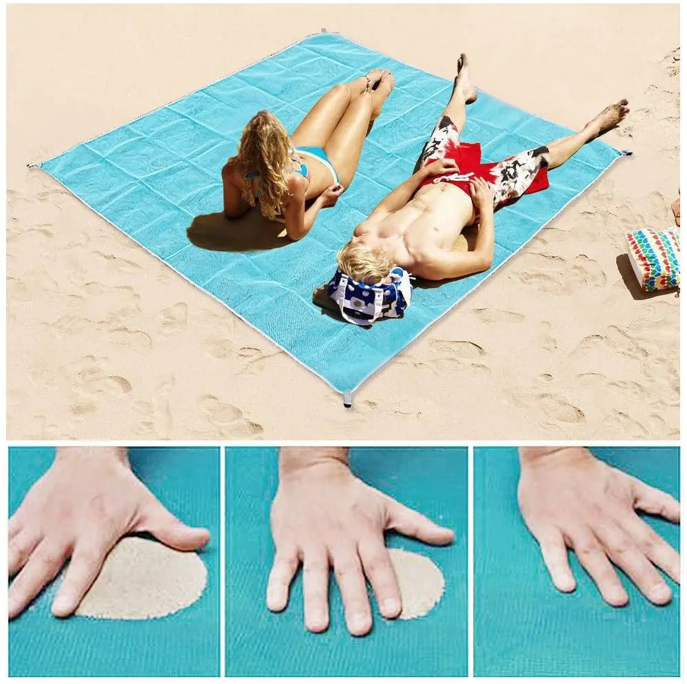 15M/20M Beach Mat Magic Sand Beach Towels Blanket Portable Anti Sand Towel Beach Towel Travel Summer Mat Large Beachtowel 260622 - view 6