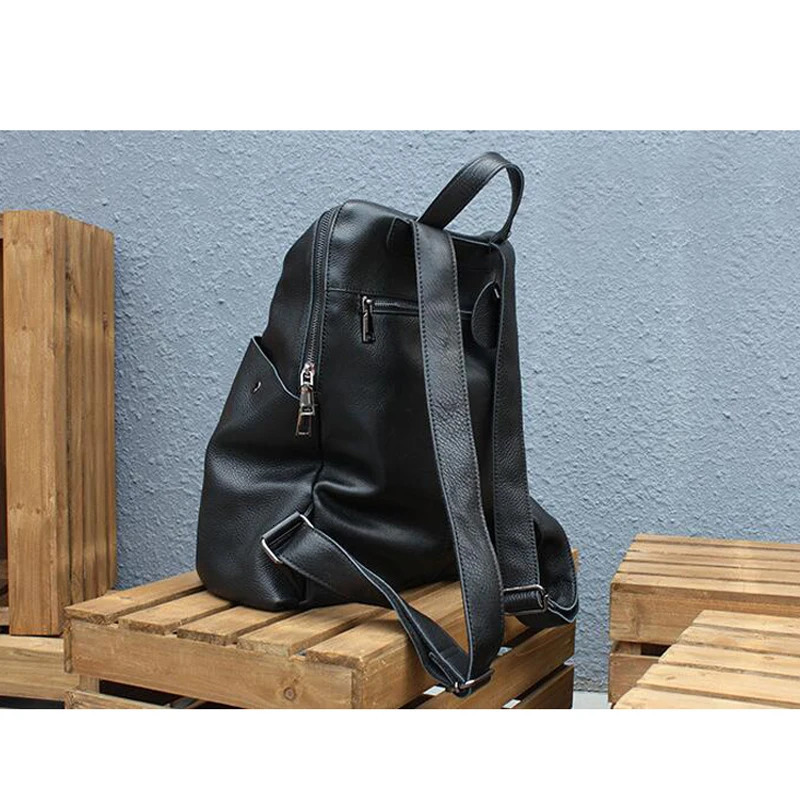 Women Genuine Leather Backpack Anti Theft Big n High Quality Travel with Purse y260615 - view 3