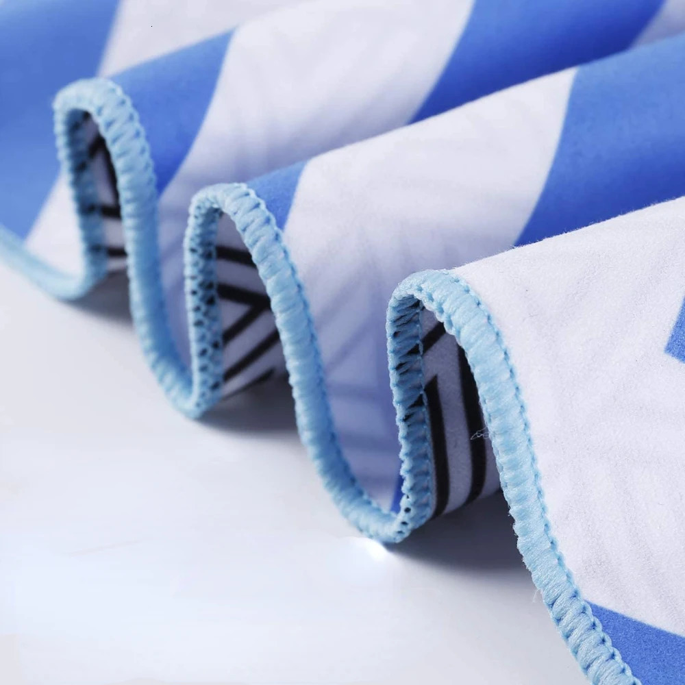 1pc beach towel 90180cm 80160cm 180180cm soft quick dry water absorbing beach towels light weight plus size uni-sex striped 260622 - view 6