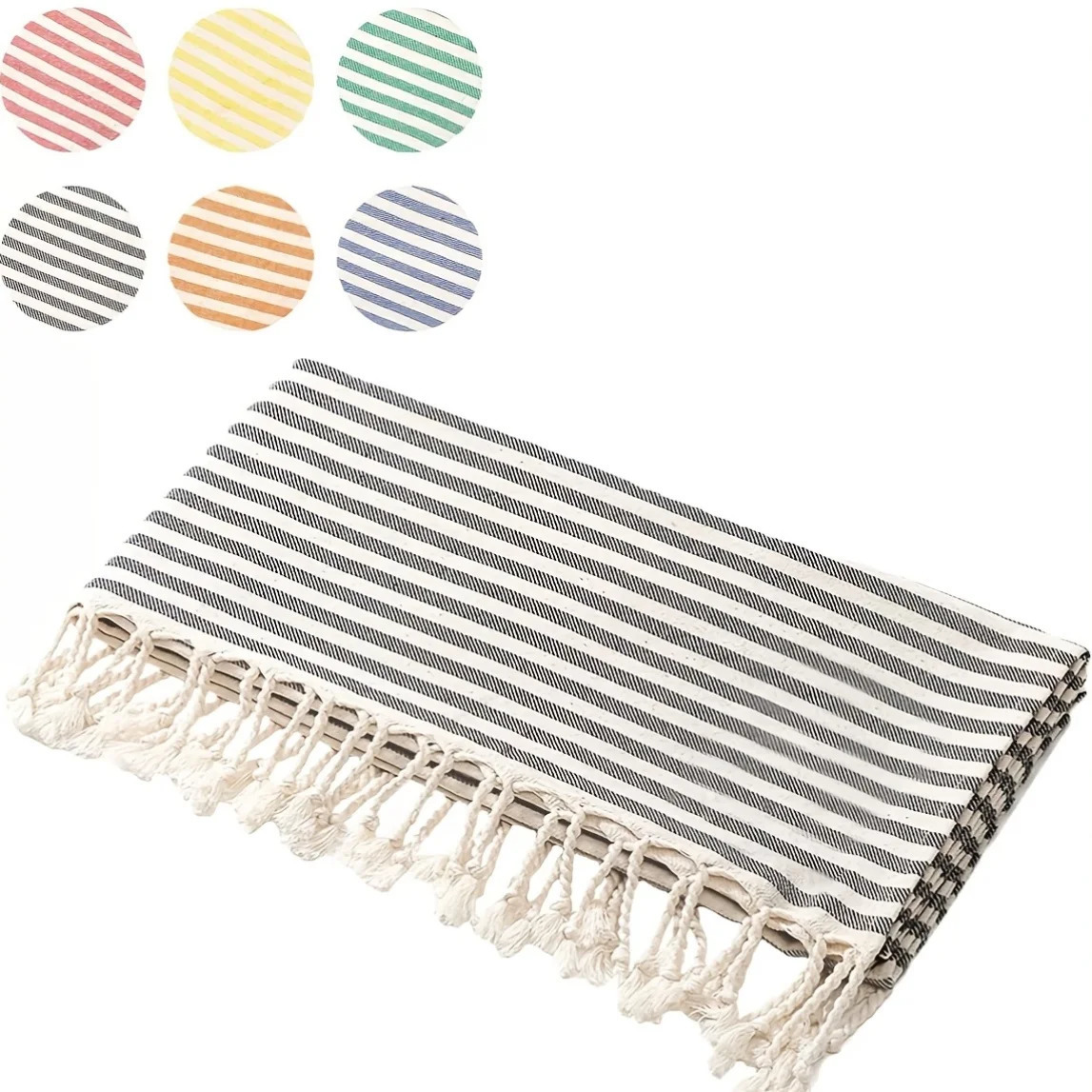 TURKISH Classical Series Beach Towel 71 x 39 in Extra Large Wearable Turkish Bath Towel Premium y Striped Linen 260622