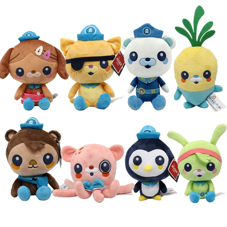 Octonauts 20cm Plush Toys Vegimal Barnacles Peso Kwazii Tweak Animal Stuffed Party Birthday Gift Kid Festival Girl Toy260624