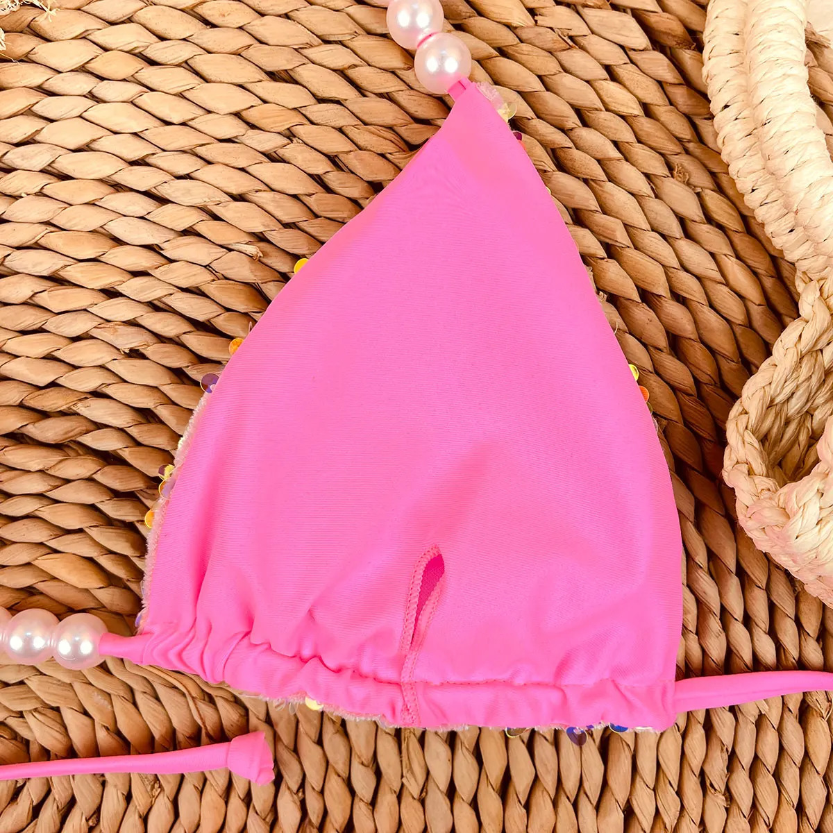 Melphieer 2pcs Luxe Swimwear Symphony Sequins Pearl Bikini Women Swimsuit Beach Fashion Brazilian Bather Bathing Suit Vacay 2026 260622 - view 5