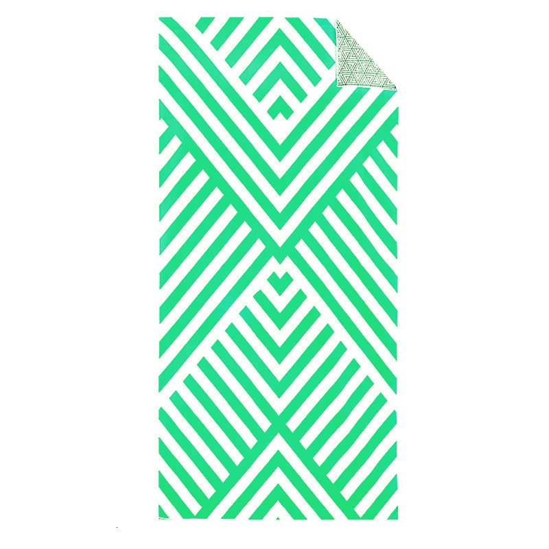 1pc beach towel 90180cm 80160cm 180180cm soft quick dry water absorbing beach towels light weight plus size uni-sex striped 260622 - view 7