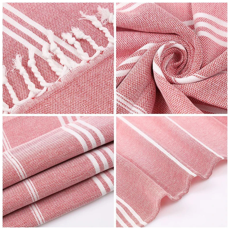 Cotton Turkish Beach Towels Extra Large Sand Free Quick Dry Clearance Swim Bath Camping Towel Travel Blanket Adult Essentials 260622 - view 4