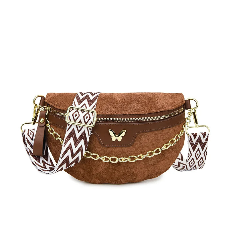 Women Chest Bag Faux Suede Waist Bag Fashion Fanny Pack High quality Simple Belt Bag ner Female Shoulder Crossbody Bags 260622 - view 7