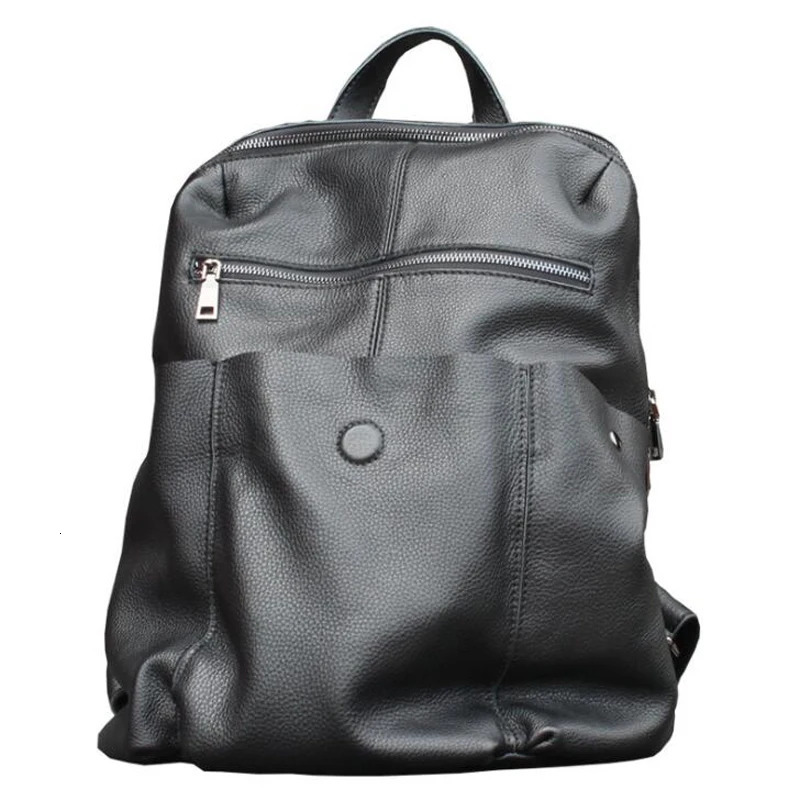 Women Genuine Leather Backpack Anti Theft Big n High Quality Travel with Purse y260615 - view 5