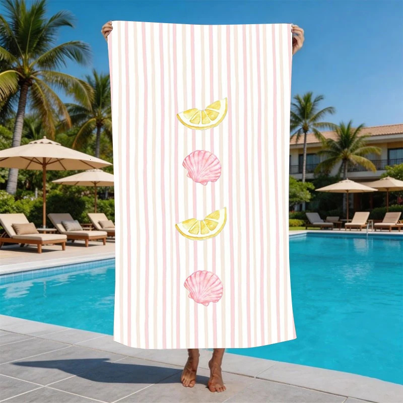 Tropical Hawaiian Hibiscus Microfiber Beach Towel Oversized Extra Large Sand Free Pool Towels Quick Dry Super Absorbent Swim 260622 - view 3