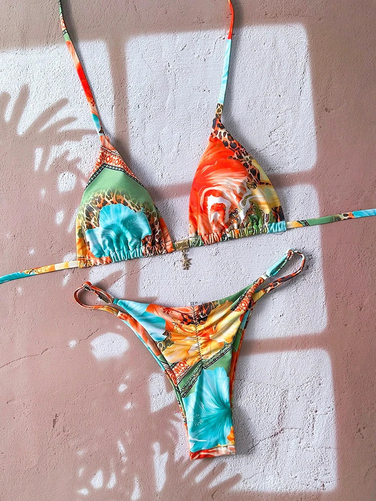 Micro Bikini Women Swimsuit Two-Piece Bathing Suit Woman Swimwear 2026 Sexy Leopard Push Up Thong Bikinis Sets Beachwear Summer 260622