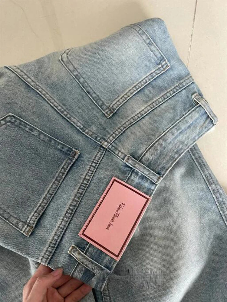 Women Wide Leg Baggy Jeans Lady Vintage Y2K Punk Low Rise Waist Loose Denim Pants Streetwear Fashion Trashy Long Skater Trousers y260615 - view 4