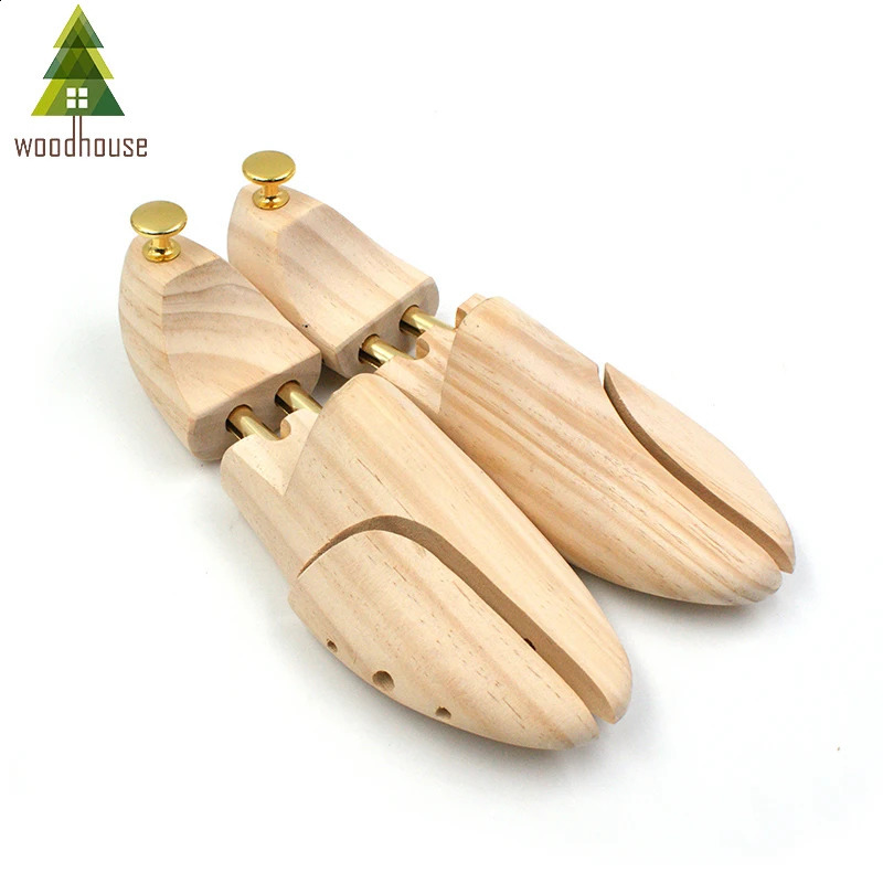 Mens and Womens Shoe Trees Twin Tube Adjustable Zealand Pine Wood Shoe Tree a260625 - view 3
