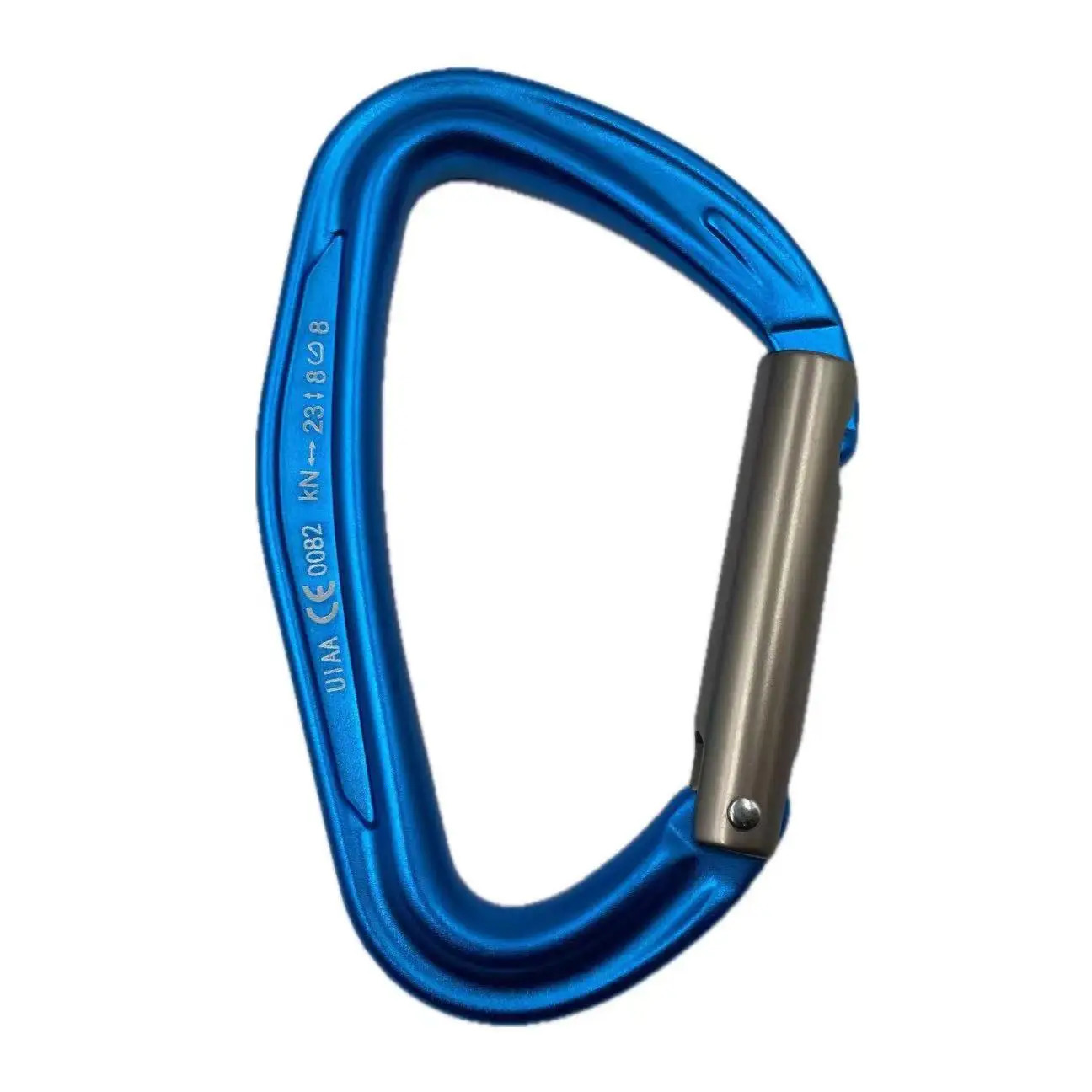 CLIWIZ SGM7118 Curved D- Straight UIAA CE Certified Climbing Carabiner 23kN 7075 Aluminum Carabiner Climbing Safety Snap Hook 260622 - view 4