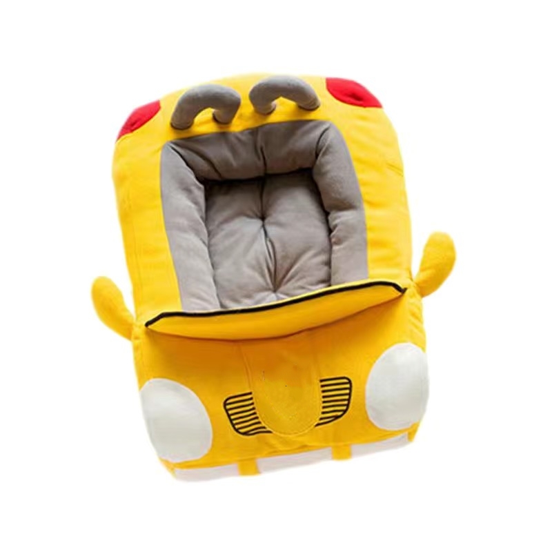 Cool Sports Car Shaped Dogs Bed Houses Kennels for Chihuahua Yorkie Small Cat House Warm Soft Puppy Sofa Kennel Fashionable Dog Birthday Gift Househol - view 7