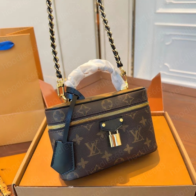 Vanity bag designer bag luxury makeup bag designer pouch high quality classic cosmetic bag designer handbags for women purses storage bag toiletry bag outdoor top