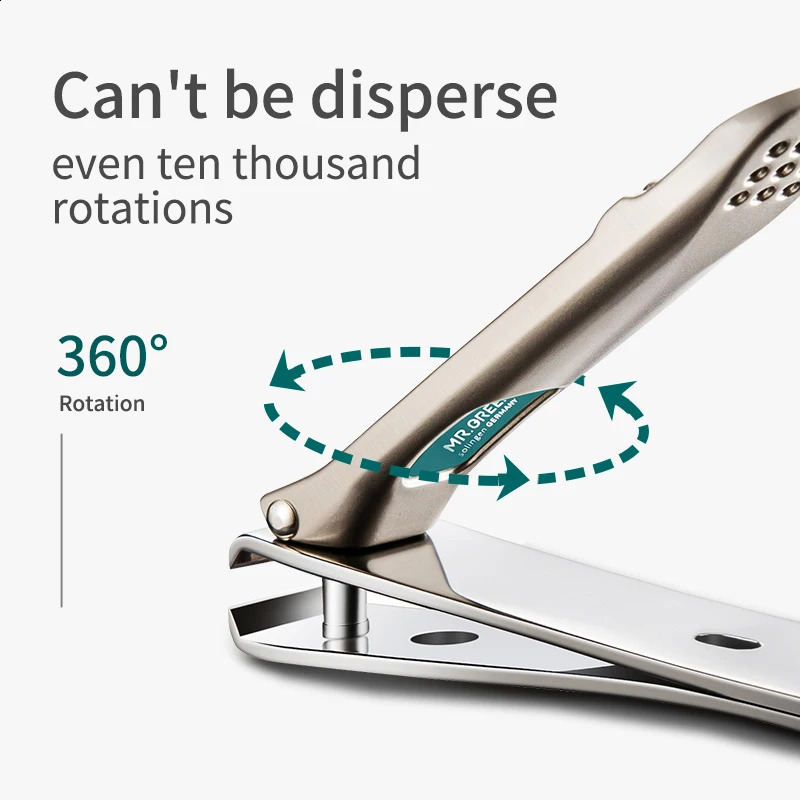 MRGREEN Nail Clippers Stainless Steel Curved blade Clipper Fingernail Scissors Cutter Manicure tools trimmer with nail 260615 - view 4