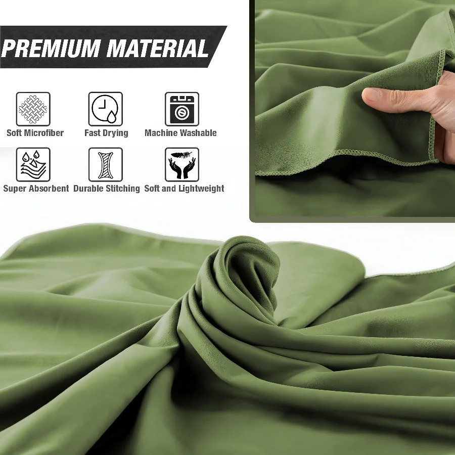 Beach Towel OversizedThick Sand Free Microfiber Quick Dry Towel 315x71 Super Absorbent Soft Swim BeachTowels for Men Women 260622 - view 5
