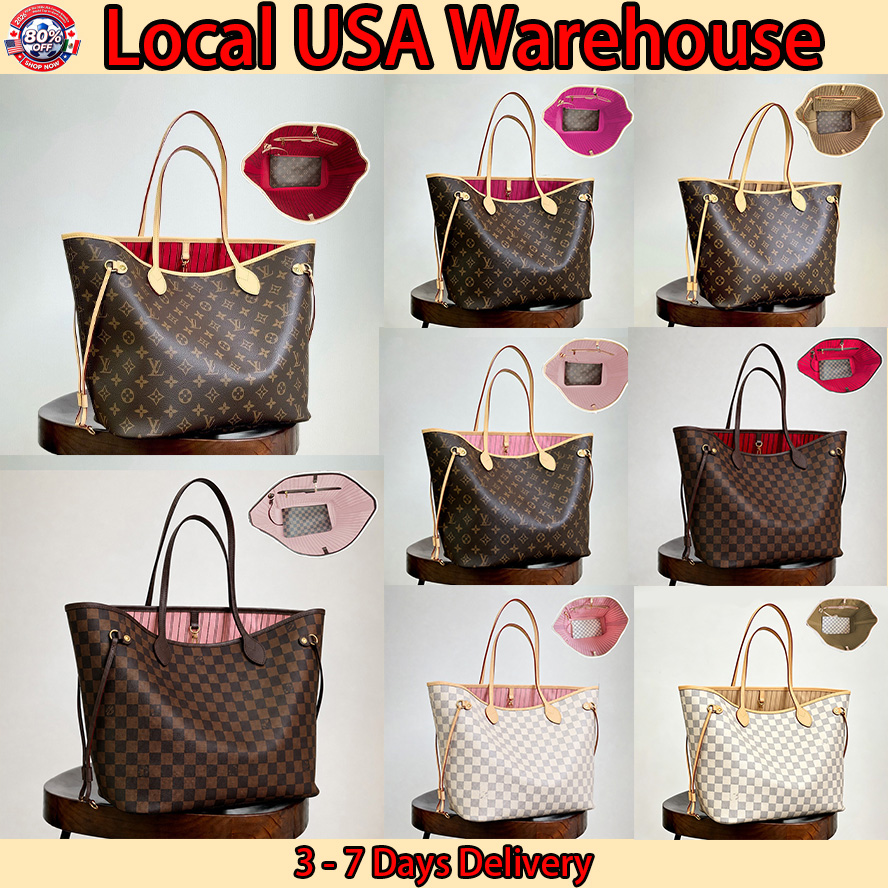 tote bag Designer Bag Luxury Bag louis vuitons bag Shoulder Bag High Quality Full print Bag neverful tote bag Women Leather Handbag Wallets crossbody bag Tax-free
