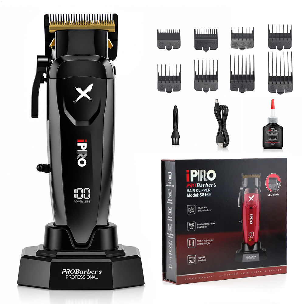 Professional 9000RPM Mens Hair Clipper Rechargeable Beard Hair Trimmer for Men Electric Hair Cutter Machine Precision 240731
