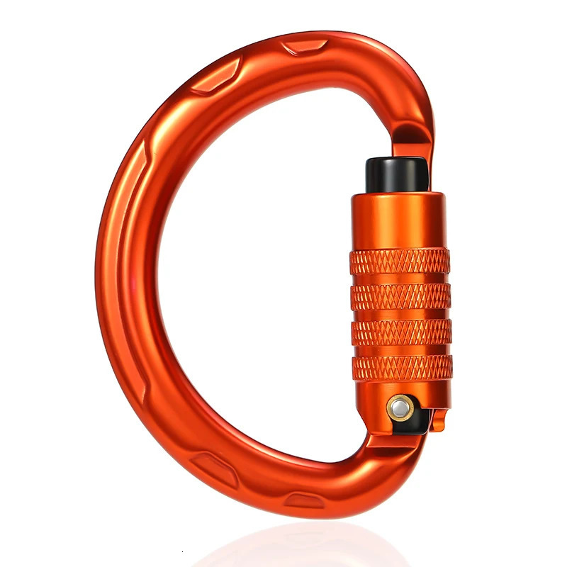 CLIWIZ Semi-circular Triple Auto Lock Carabiners Outdoor Mountaineering Climbing Caving Load Bearing Master Lock CE/UIAA 260622 - view 7