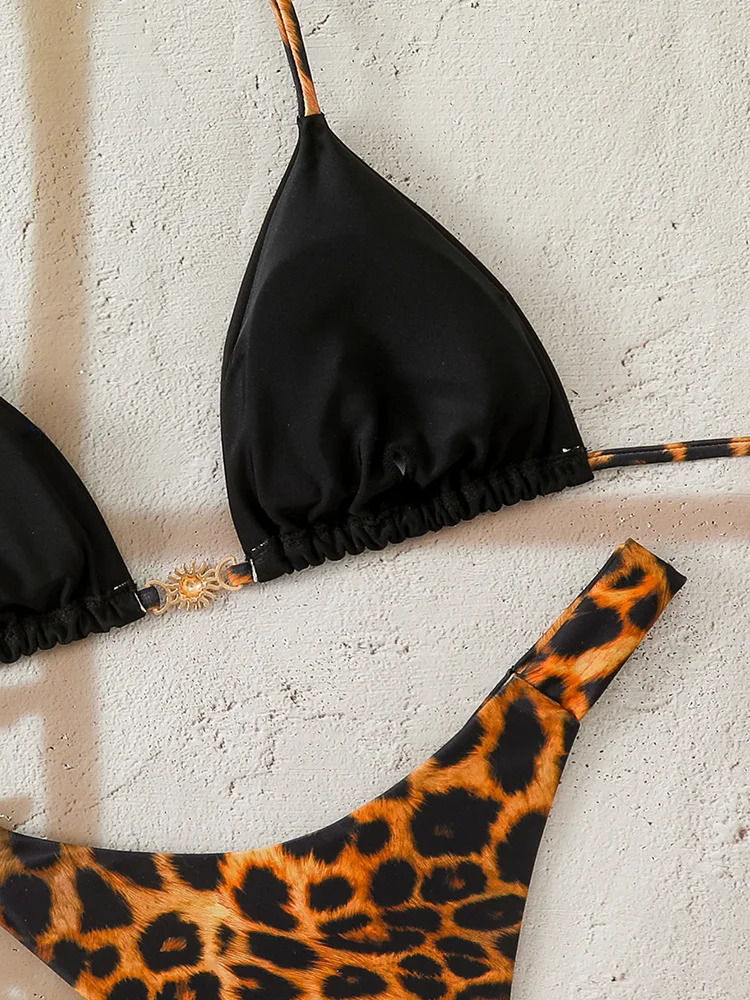 Sexy Leopard Micro Bikini 2026 Women Swimsuit String Female Swimwear Thong Bikinis Set Brazilian Biquini Beach Wear Bathing Suit 260622 - view 7