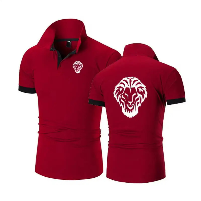 Leon Athletic Club de Bilbao Mens Cotton Short Sleeve Casual Summer Breathable Solid Color Polos Shirts Tops 260625 - view 3