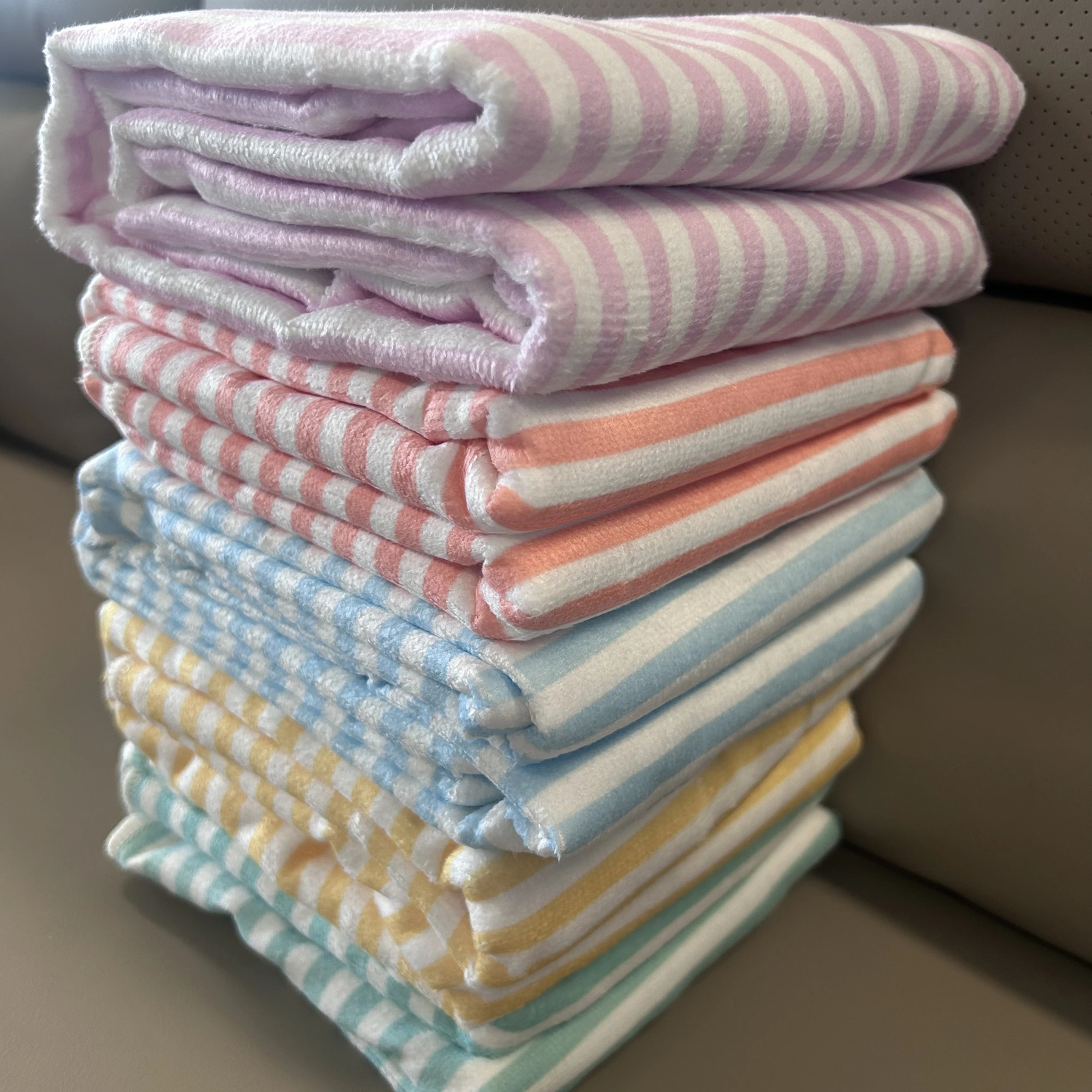 Personalized Towel Monogram Beach Towel Girls Trip Custom Beach Towel Striped Towel with Name Custom Text Towel Preppy Beach 260622 - view 5
