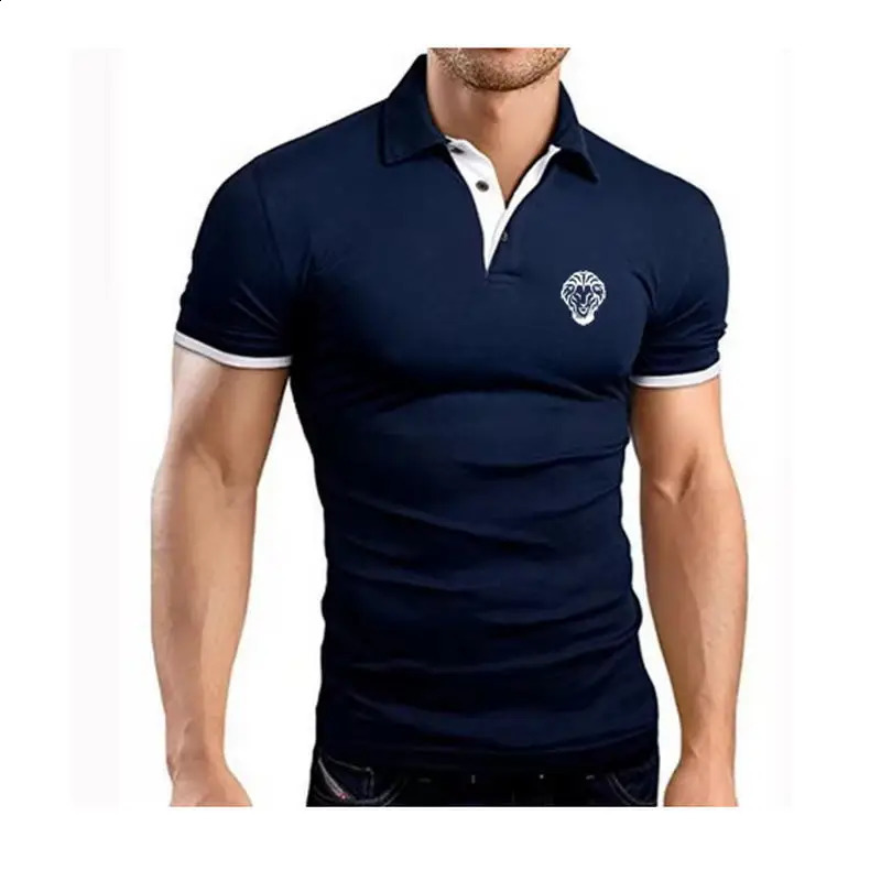 Leon Athletic Club de Bilbao Mens Cotton Short Sleeve Casual Summer Breathable Solid Color Polos Shirts Tops 260625 - view 4