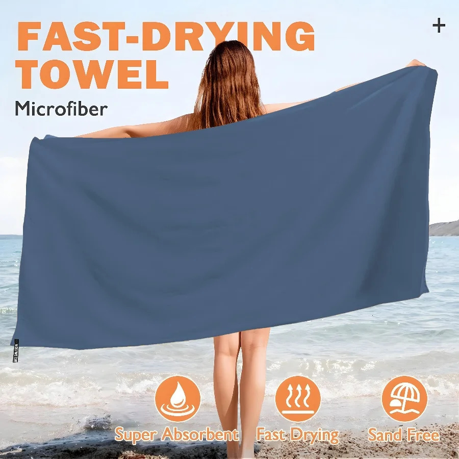 Camping Towels Super Absorbent Fast Drying Microfiber Travel Towel Quick Dry Ultra Soft Compact Gym Towel for Swimming Beach 260622 - view 6
