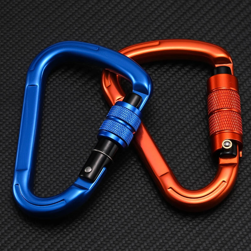 CLIWIZ 25KN Heavy Duty HMS Type Carabiner Aviation Aluminum 7075 Snap Hooks Safety Master Lock Climbing Carabiner with CE 260622 - view 6