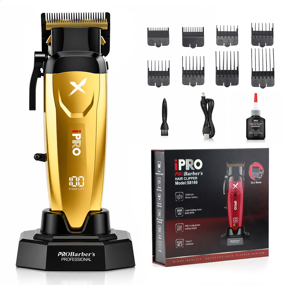Professional 9000RPM Mens Hair Clipper Rechargeable Beard Hair Trimmer for Men Electric Hair Cutter Machine Precision 240731