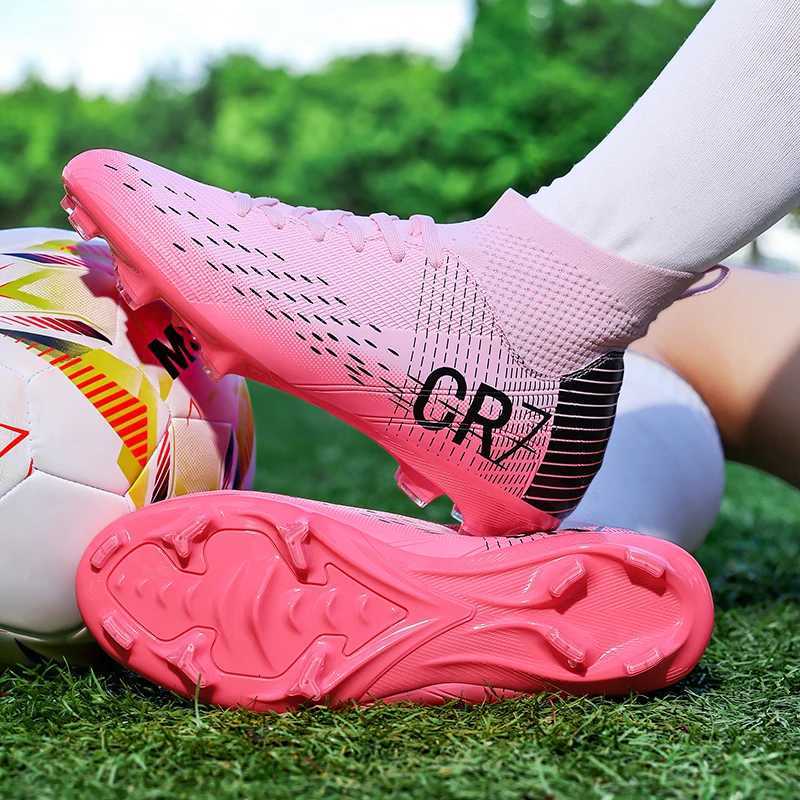 Anti slip Soccer Cleats Men/Women Professional FG Studded Football Boots Breathable High Top Training ShoesR260625 - view 7