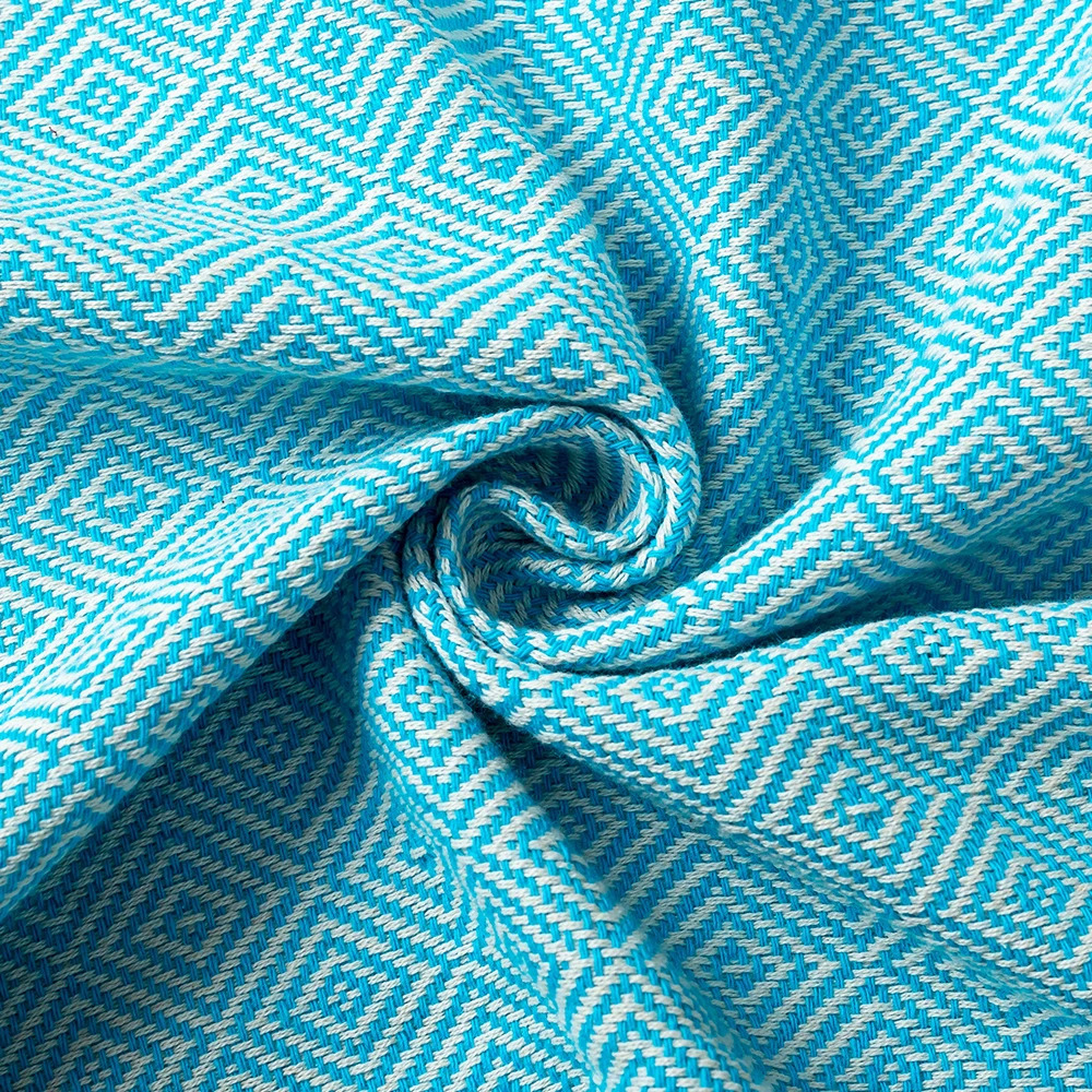 Cotton Turkish beach towel 100180CM diamond grid sports and fitness tassel bath towel kitchen towel soft absorbent quick dr 260622 - view 7