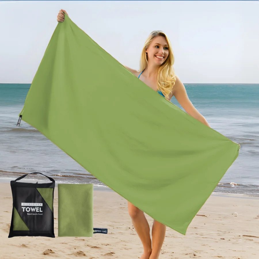 Beach Towel OversizedThick Sand Free Microfiber Quick Dry Towel 315x71 Super Absorbent Soft Swim BeachTowels for Men Women 260622