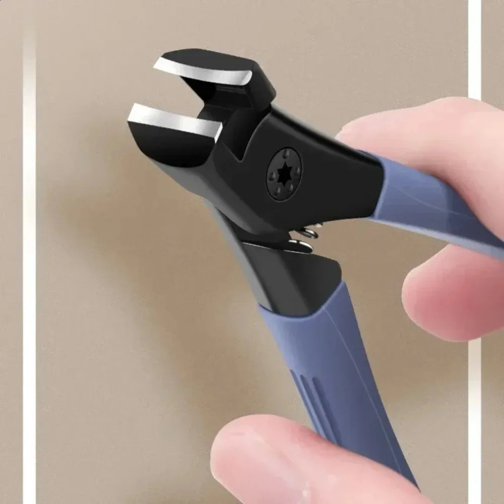 1 Piece Blue Nail Clipper Suitable for Thick Nails Ergonomic Handle Foot Care Product Effortless Daily Essential y260615 - view 6