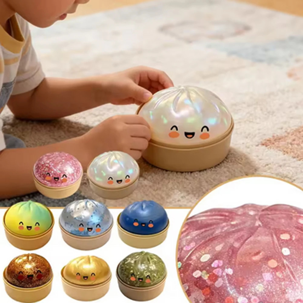Blind Box Mystery Kawaii Cat Paw Mochi Squishy Simulated Food Fidget Toy Cute Squeeze Foot Antistress StressRelief 260624 - view 6