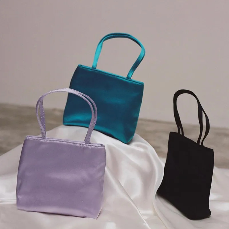 Vintage Square Crossbody bag Fashion High quality satin Womens Handbag small Shoulder Messenger Tote Bag 260625 - view 3