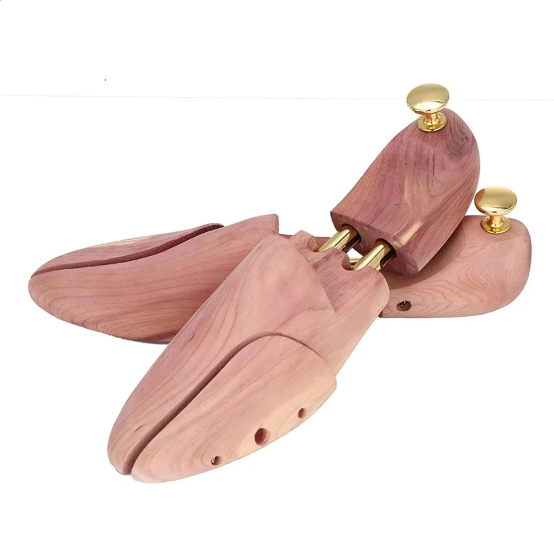 ZGZJYWM Twin Tube Red Cedar Wood Adjustable Width Shoe Shaper Mens Stretcher Shaper Shoe Tree 260625 - view 6