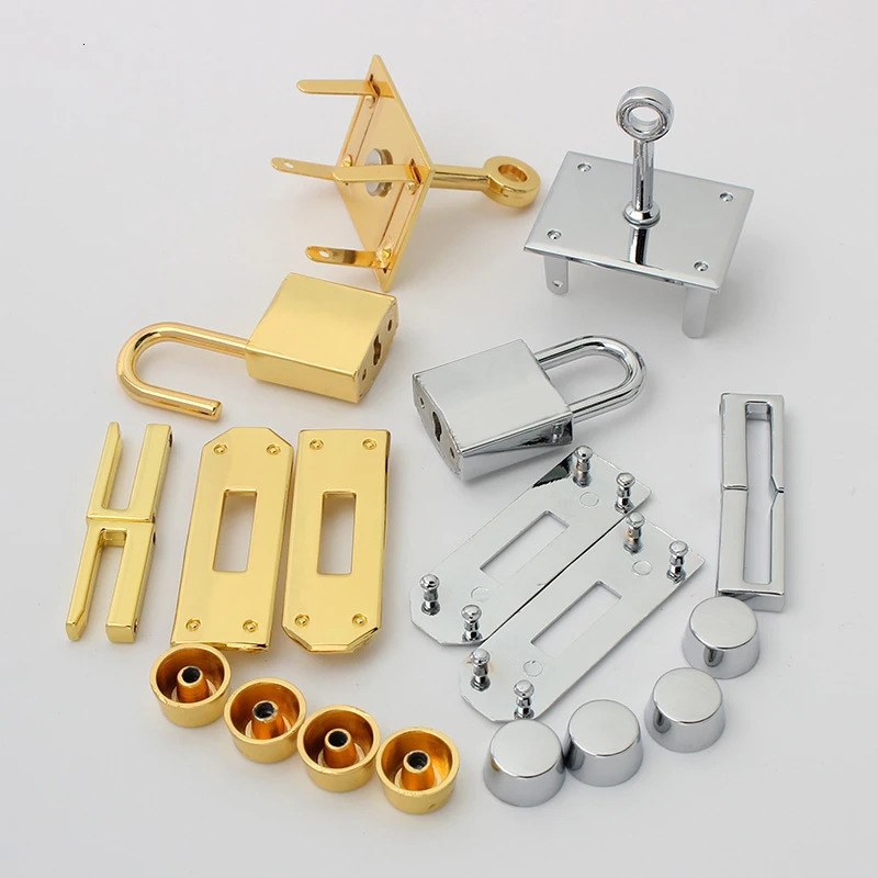 Fashion Metal Bag Locks Clasp Bag Lcok Set For Handbags Purse Tote Closures Snap Clasps DIY Craft Hardware Case Bag Accessories 260622 - view 3