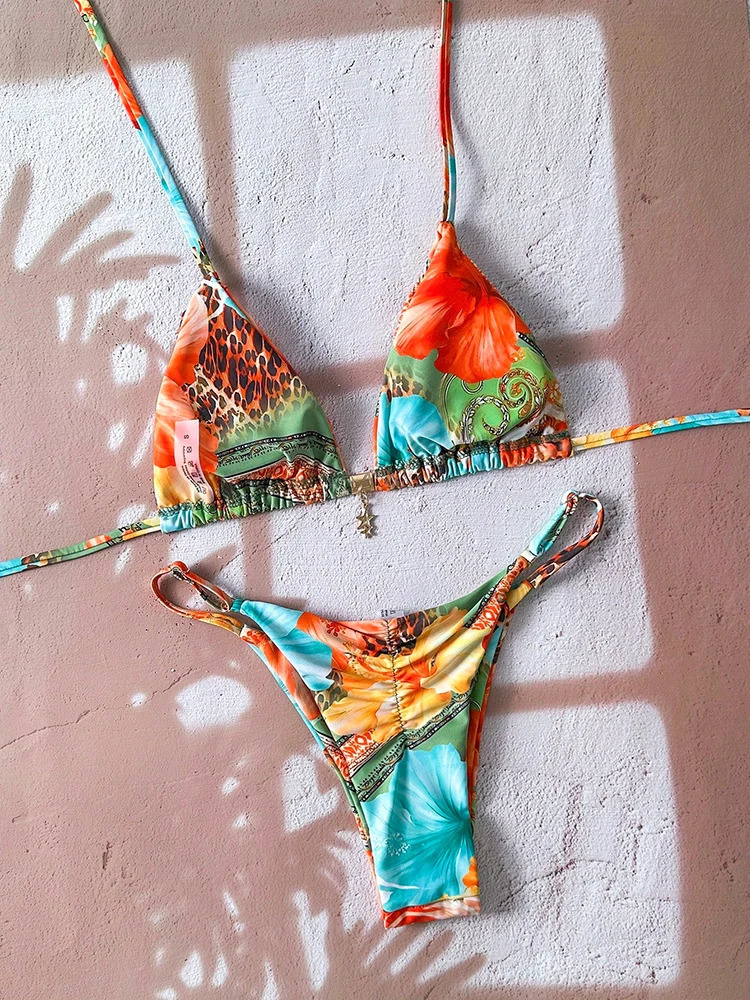 Micro Bikini Women Swimsuit Two-Piece Bathing Suit Woman Swimwear 2026 Sexy Leopard Push Up Thong Bikinis Sets Beachwear Summer 260622 - view 5