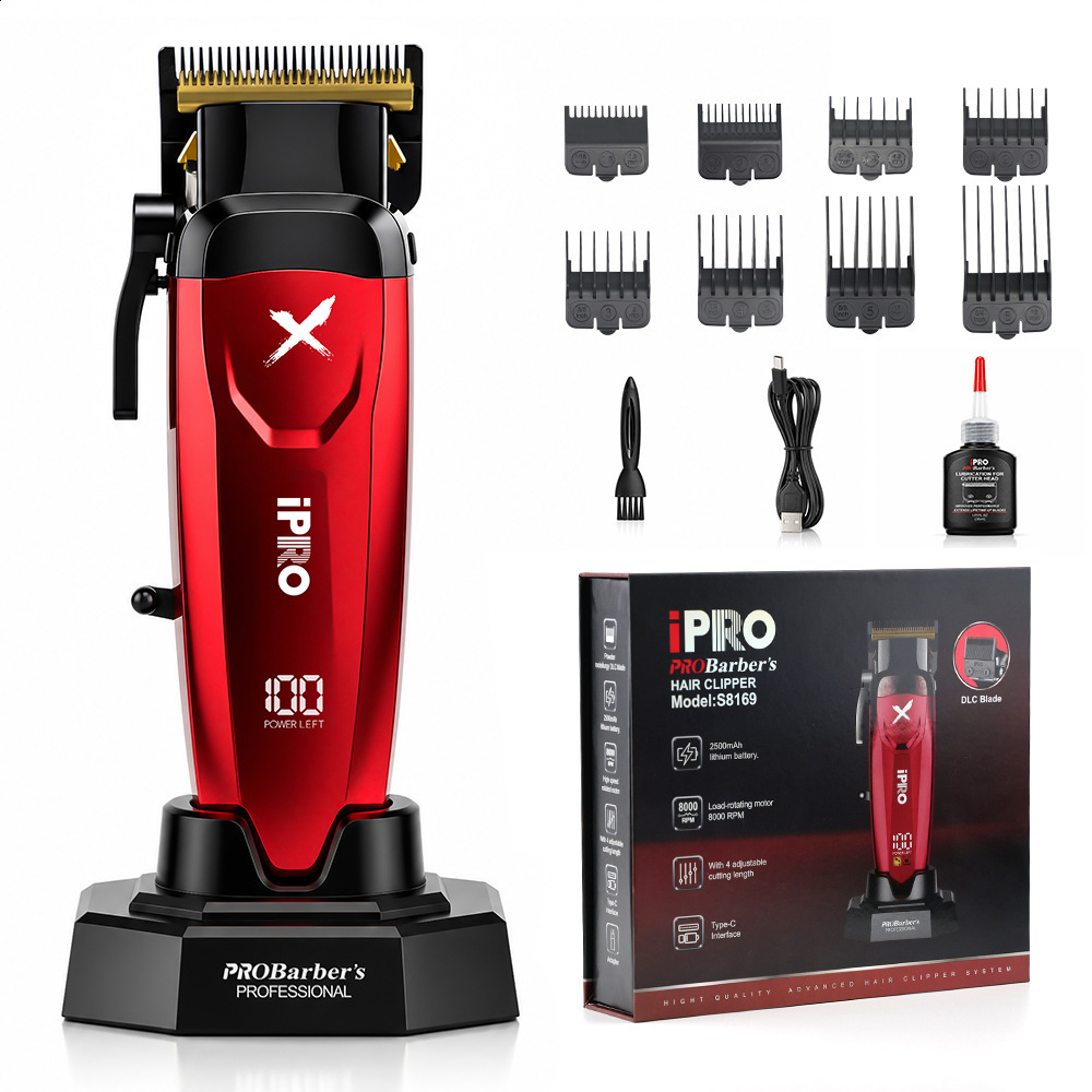 Professional 9000RPM Mens Hair Clipper Rechargeable Beard Hair Trimmer for Men Electric Hair Cutter Machine Precision 240731