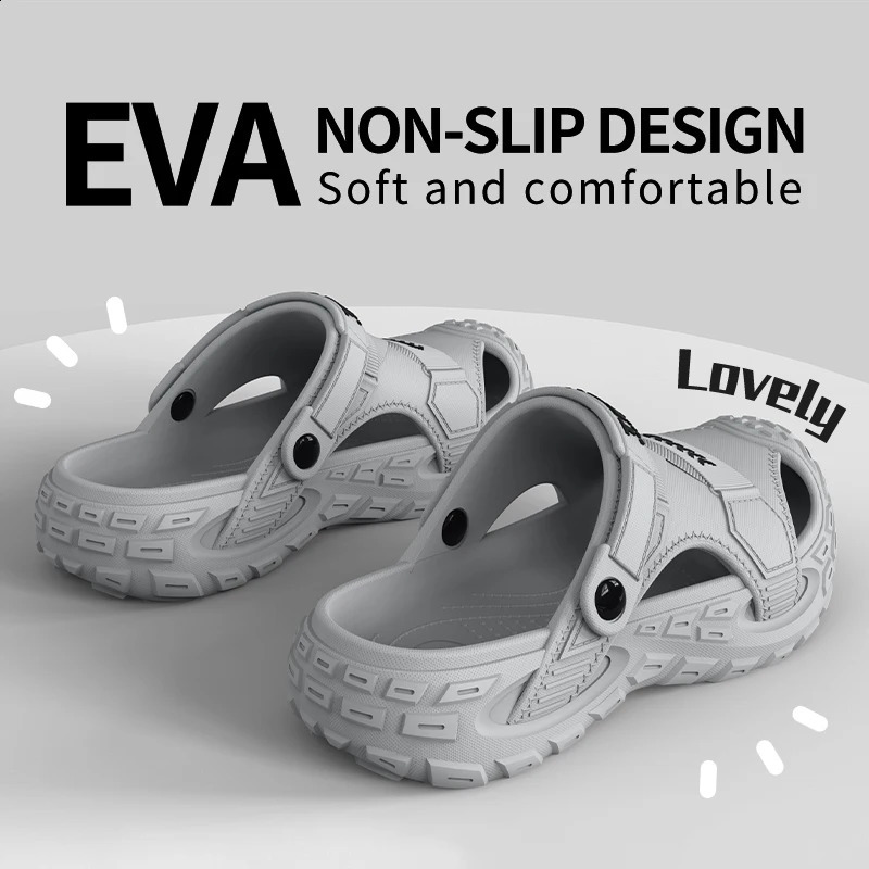 EVA sandals for men in summer thick soft soled for outdoor wear beach shoes for casual sports and perforated shoes a260625 - view 6