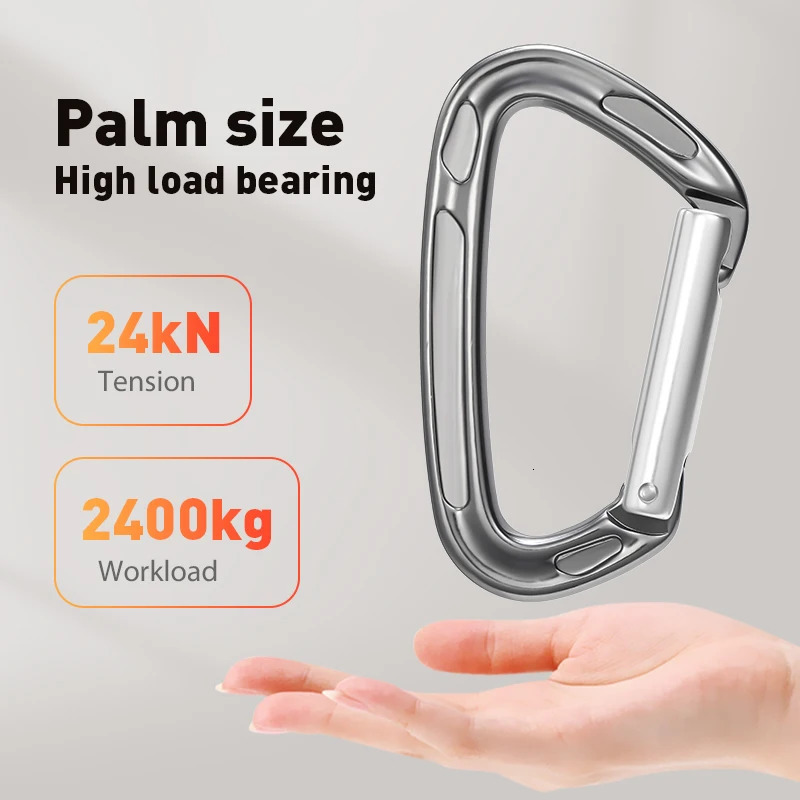CLIWIZ Professional Outdoor Climbing Carabiner Aluminum 25kn Safety Automatic Lock With CEUIAA Certificates 260622 - view 4