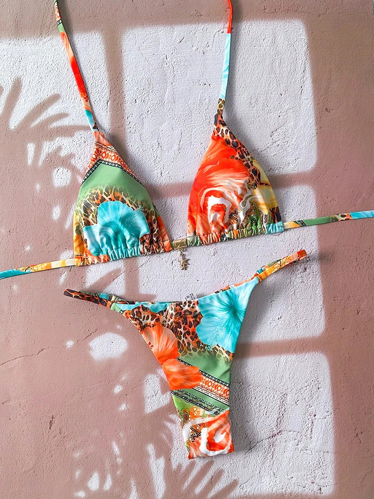 Micro Bikini Women Swimsuit Two-Piece Bathing Suit Woman Swimwear 2026 Sexy Leopard Push Up Thong Bikinis Sets Beachwear Summer 260622 - view 4