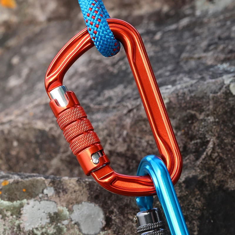 CLIWIZ 30kN Aluminum Safty Climbing Snap Hook Good Quality H Section D-Twist Carabiner Snap Hook CE/UIAA 260622CJ - view 4