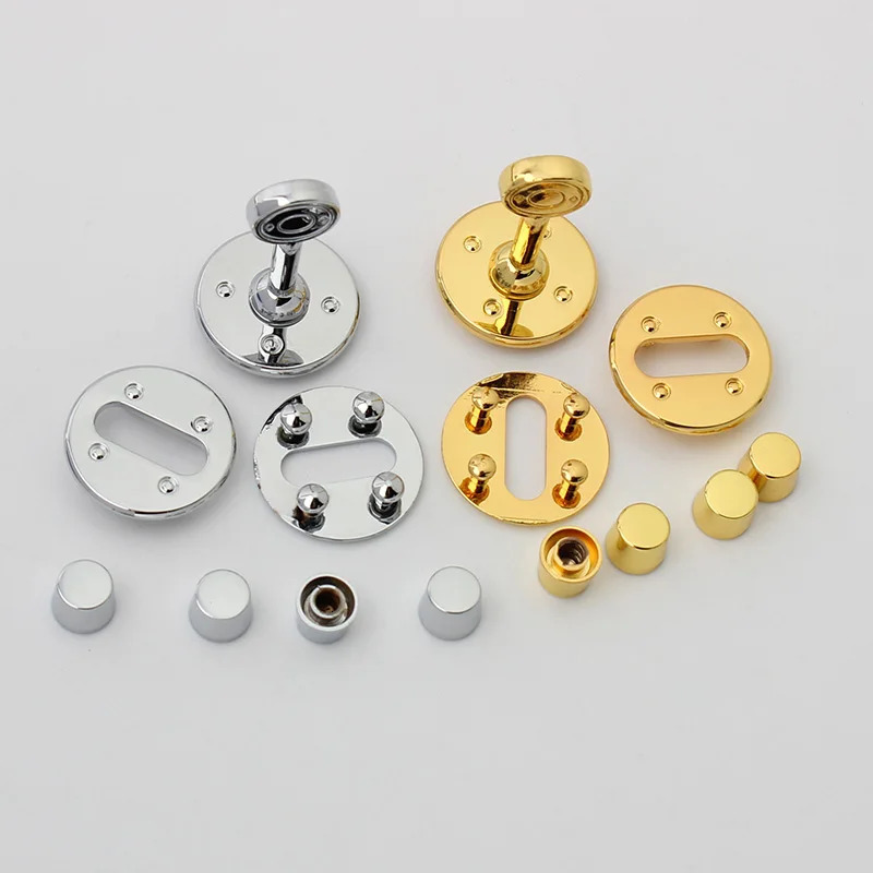 Fashion Metal Bag Locks Clasp Bag Lcok Set For Handbags Purse Tote Closures Snap Clasps DIY Craft Hardware Case Bag Accessories 260622 - view 5