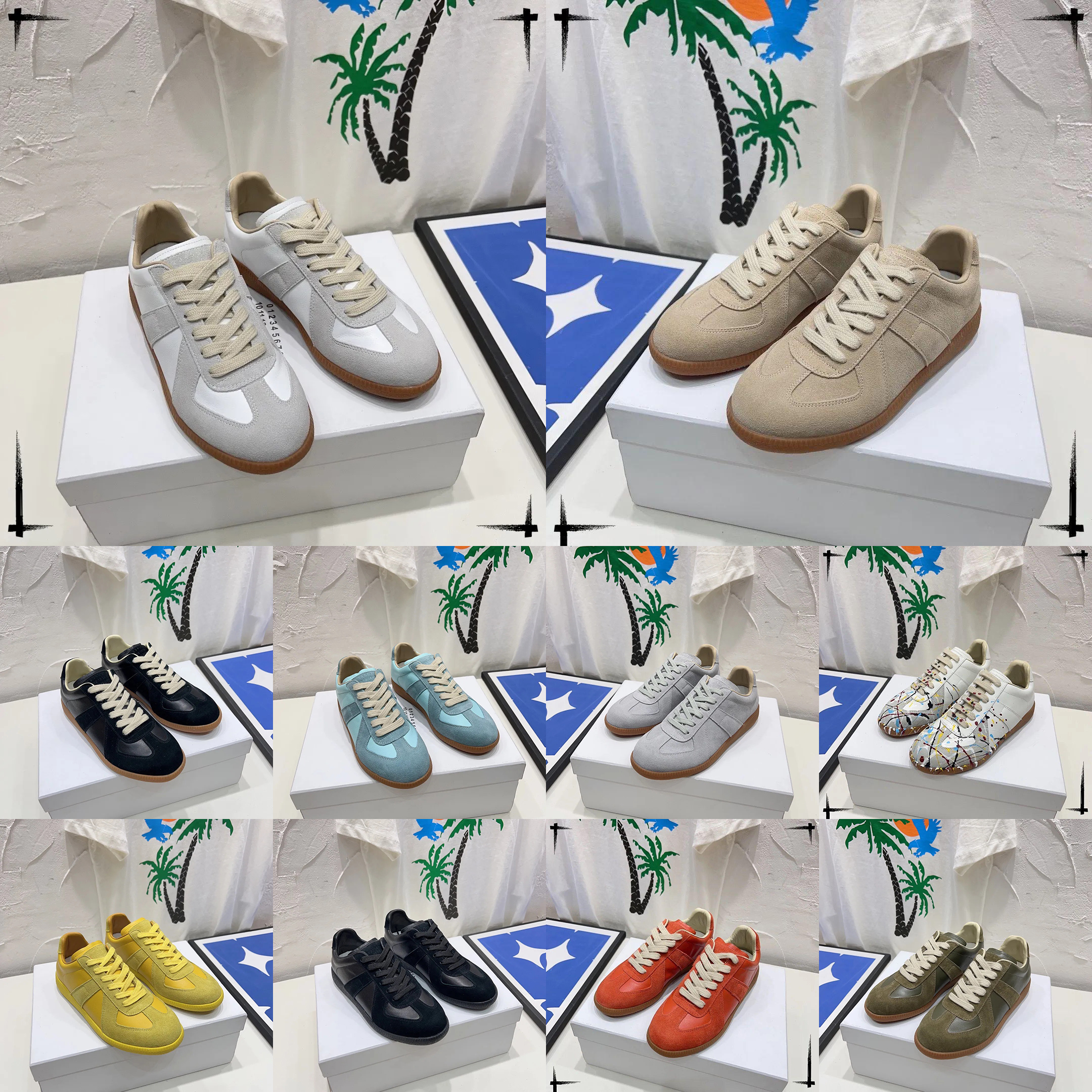 Designer Shoes Sneakers Margielalies Gats Running Shoes Replicate Suede MM6 Wom…