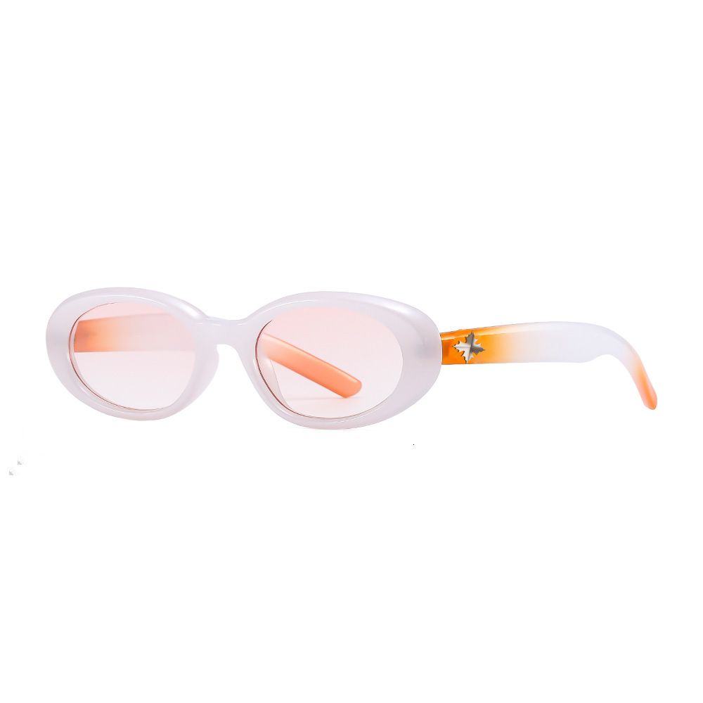 Classic Retro Round Fashion Rivet Small Frame Unisex Trendy Versatile Sunglasses wholesale - view 5